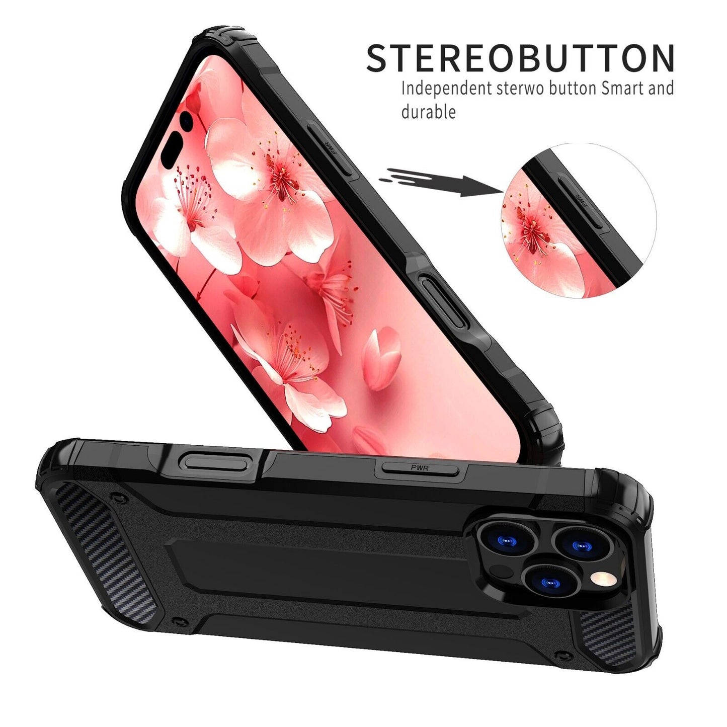 For iPhone 16 Pro Dual layer shockproof case