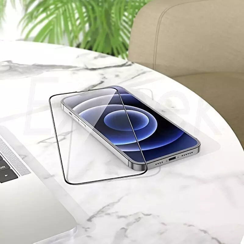 2 PCs for iPhone 13 Pro Max Tough Full Cover Tempered glass screen protector