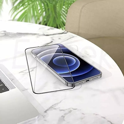 2 PCs for iPhone 13 Pro Max Tough Full Cover Tempered glass screen protector