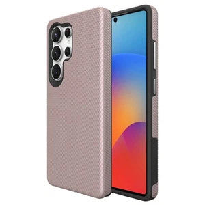 For Samsung Galaxy S25 Ultra  Shockproof Case Rugged Rosegold Case