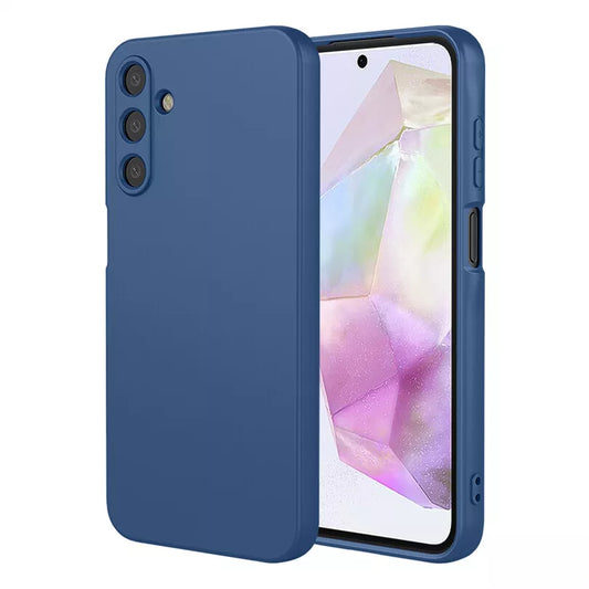 For Samsung Galaxy S25 FE Blue Silicone Gel case