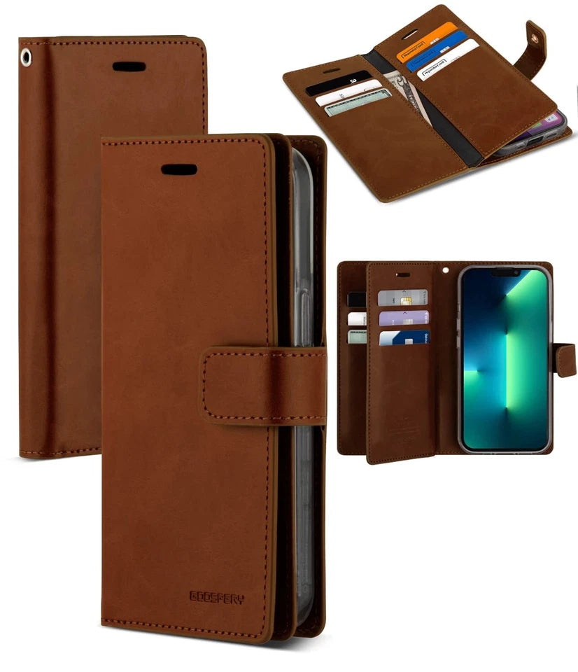For iPhone 8 Double Layers Wallet  Brown Case