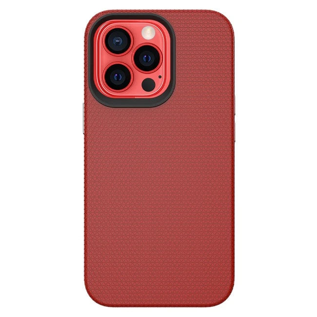 For iPhone 15 Pro Shockproof Case Rugged Red Case