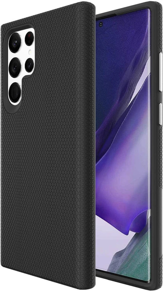For Samsung Galaxy S25 Ultra  Shockproof Case Rugged Black Case