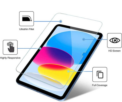 For iPad 10th Gen 10.9 inch 2022 Tempered Glass Screen Protector