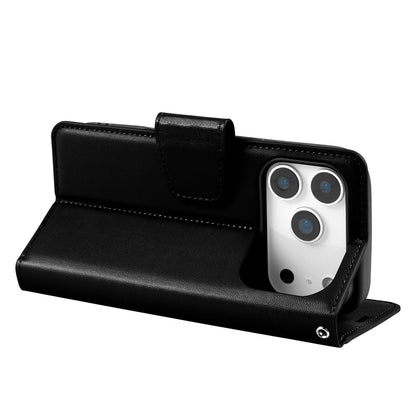 For iPhone 17 Pro Wallet Case Black Colour Flip Cover