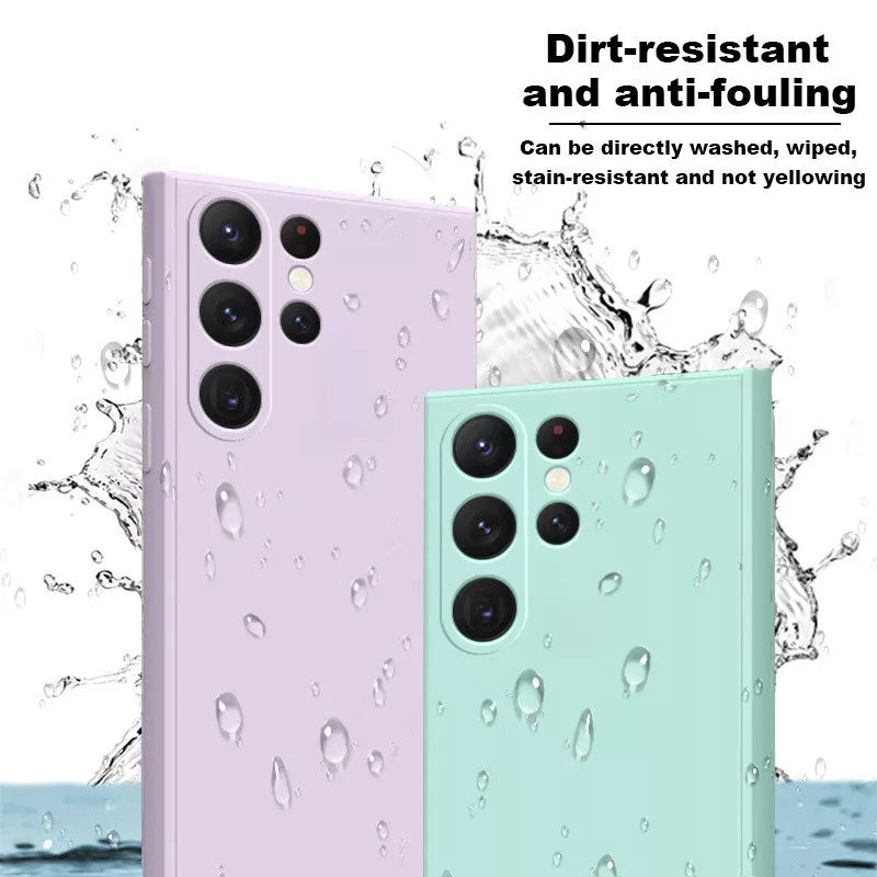 For Samsung Galaxy S24 Ultra Light Purple Silicone Gel case