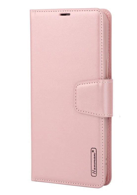 For iPhone 17 Pro Wallet Case with Card holder Rosegold Flip Cover