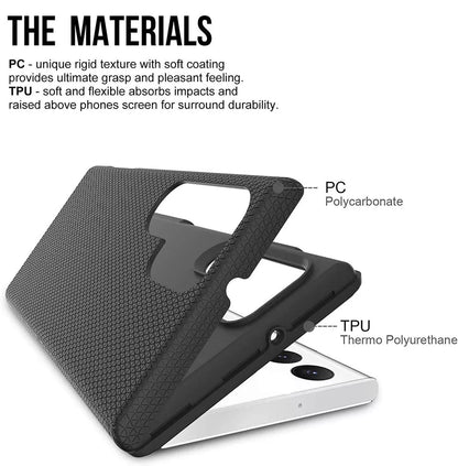 For Samsung Galaxy A32 Shockproof Case Rugged Black Case