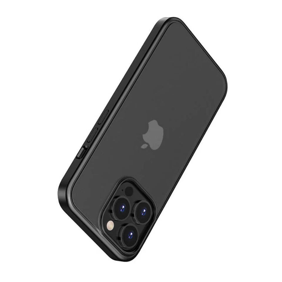 Matte Black Case for iPhone 13 Pro Shockproof Cover