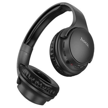 Compact Wireless Bluetooth Headphones - Black