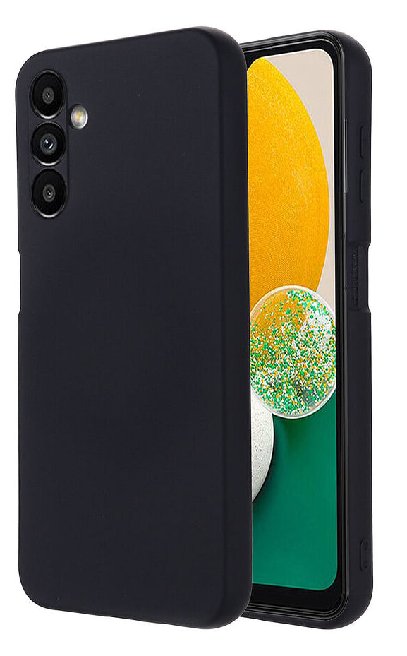 For Samsung Galaxy S21 Plus Silicone Black case with 1 Screen Protector