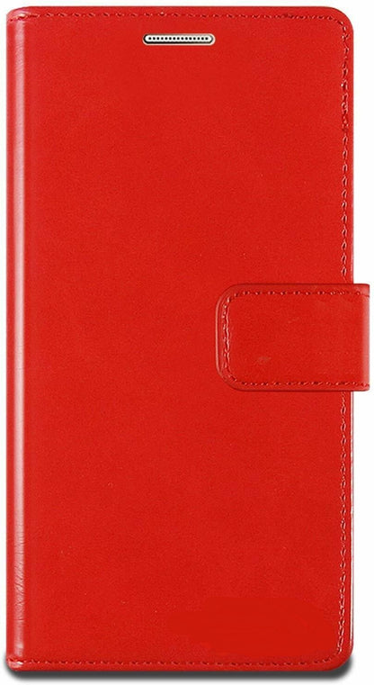 For Samsung Galaxy S23 Plus Wallet Case with Card holder RED  Cover